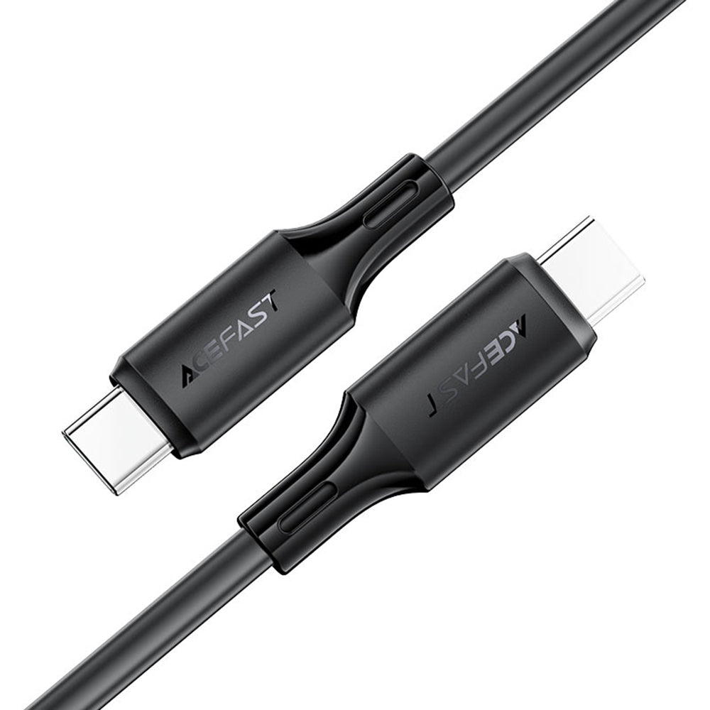 Кабел за данни и зареждане USB-C - USB-C Acefast C17-03, 60W, 1.2m, Черен