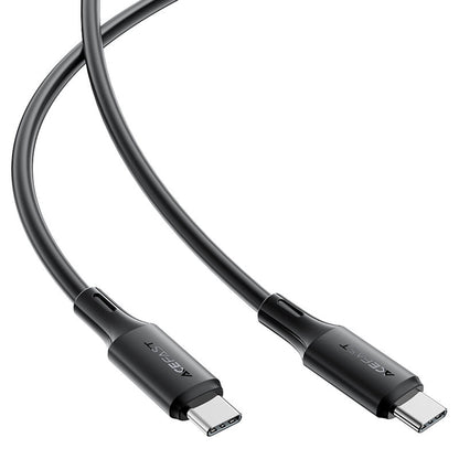 Кабел за данни и зареждане USB-C - USB-C Acefast C17-03, 60W, 1.2m, Черен
