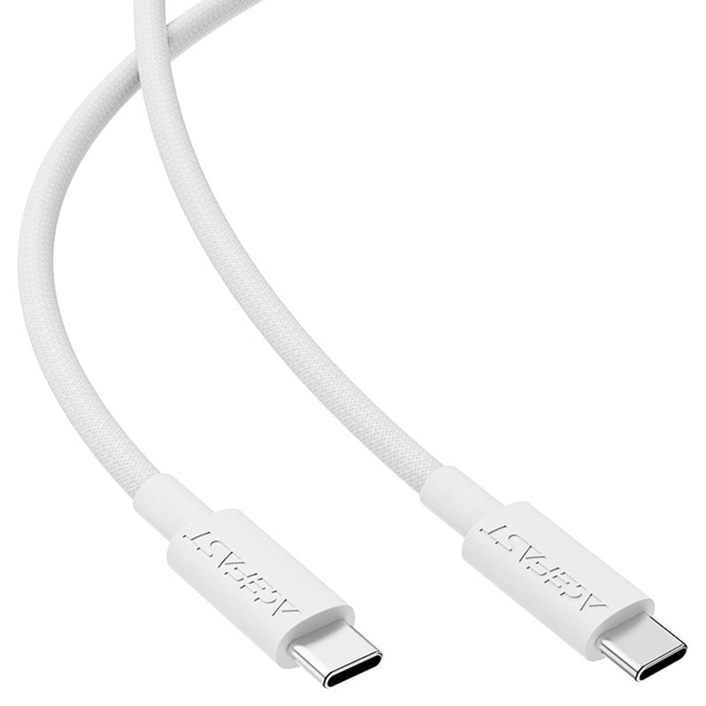 Кабел за данни и зареждане USB-C - USB-C Acefast C18-03, 60W, 1.2m, Бял