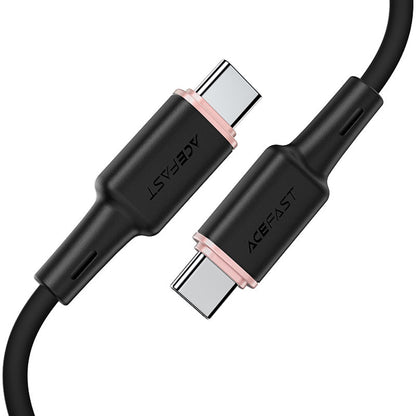 Кабел за данни и зареждане USB-C - USB-C Acefast C2-03, 60W, 1.2m, Черен