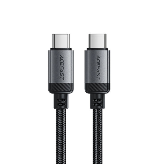 Кабел за данни и зареждане USB-C - USB-C Acefast C20-03, 60W, 1.2m, Черен