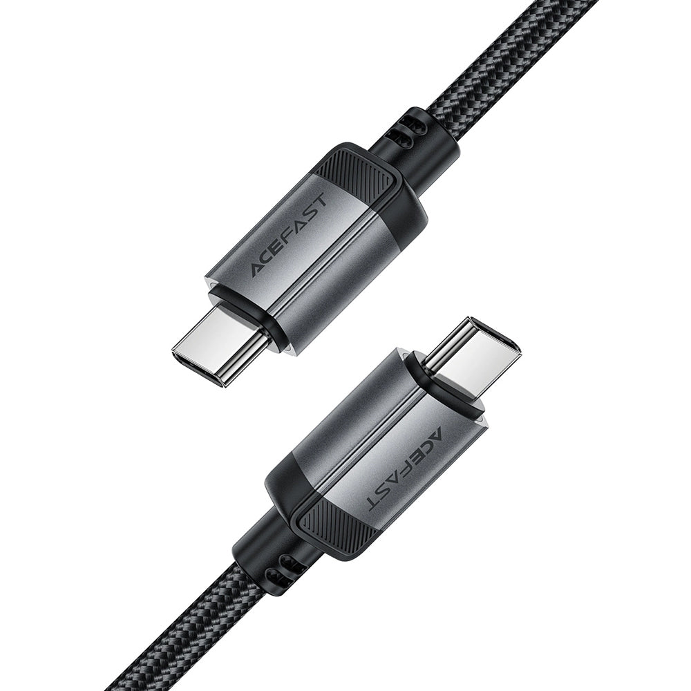 Кабел за данни и зареждане USB-C - USB-C Acefast C20-03, 60W, 1.2m, Черен
