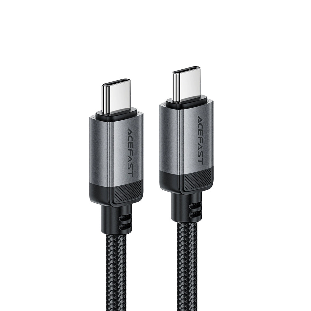 Кабел за данни и зареждане USB-C - USB-C Acefast C20-03, 60W, 1.2m, Черен