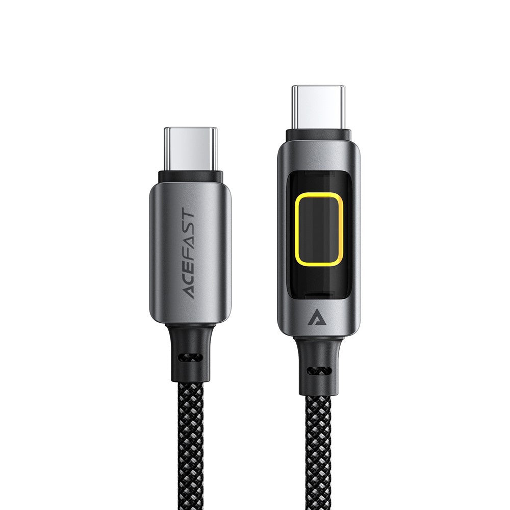 Кабел за данни и зареждане USB-C - USB-C Acefast C21-03, 60W, 1.2m, Черен