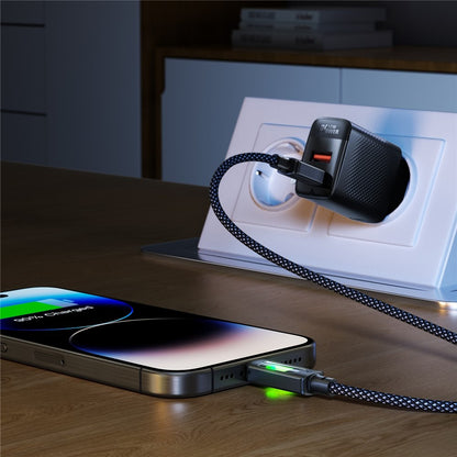 Кабел за данни и зареждане USB-C - USB-C Acefast C21-03, 60W, 1.2m, Черен