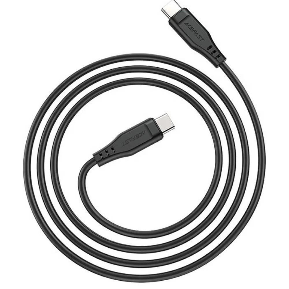 Кабел за данни и зареждане USB-C - USB-C Acefast C3-03, 60W, 1.2m, Черен