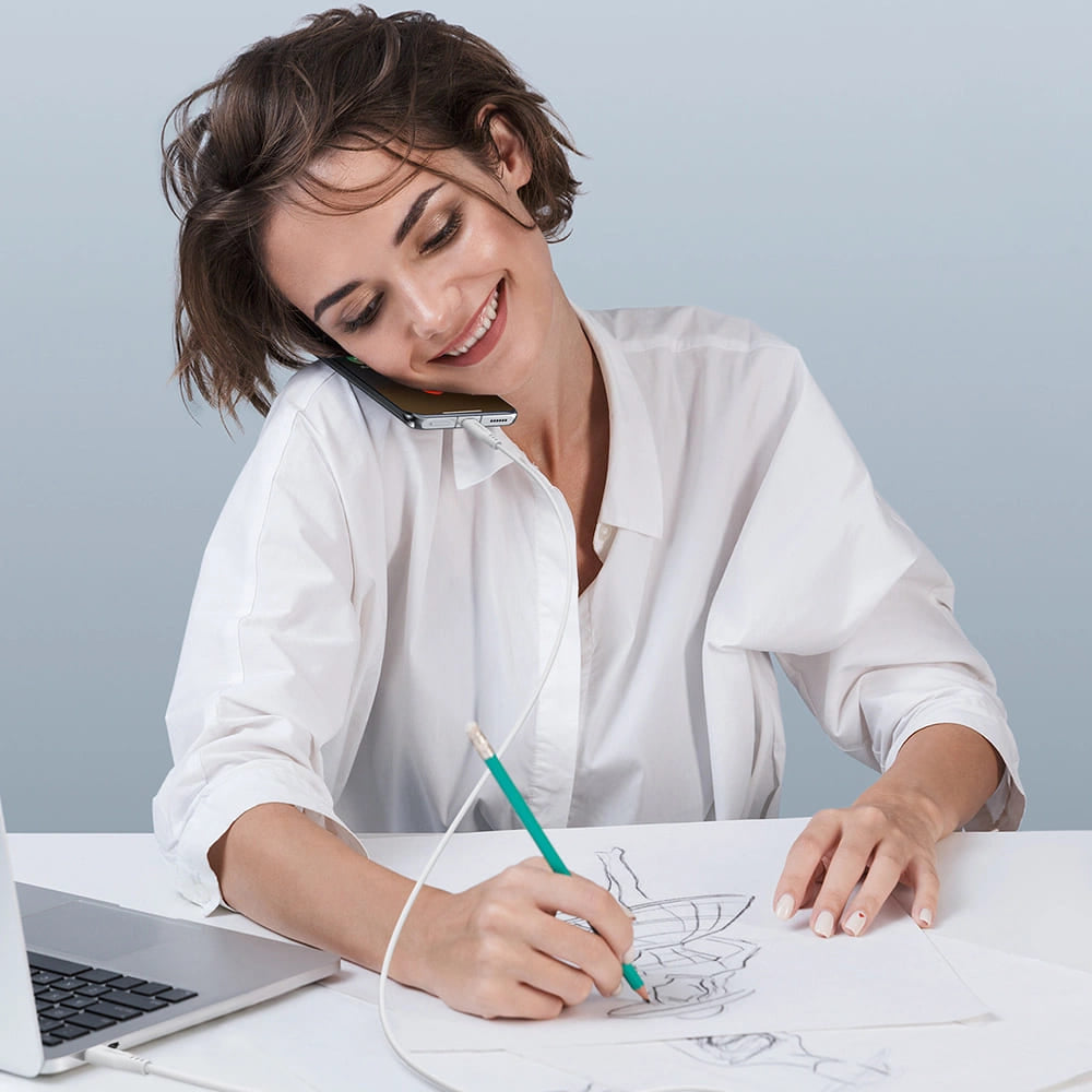 Кабел за данни и зареждане USB-C - USB-C Acefast C3-03, 60W, 1.2m, Черен