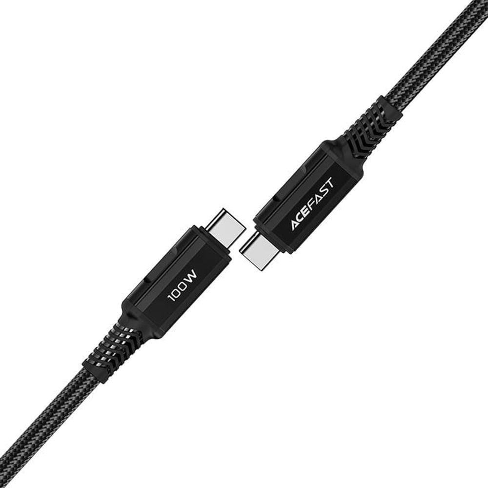 Кабел за данни и зареждане USB-C - USB-C Acefast C4-03, 100W, 2m, Черен