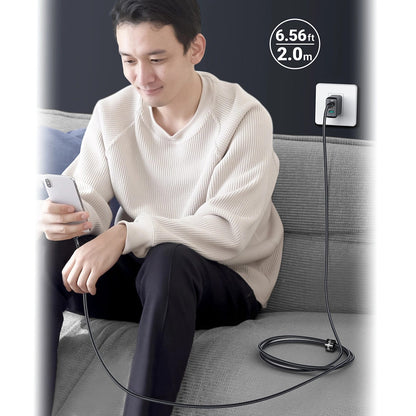 Кабел за данни и зареждане USB-C - USB-C Acefast C4-03, 100W, 2m, Черен