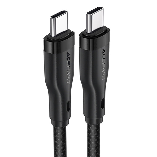 Кабел за данни и зареждане USB-C - USB-C Acefast C8-03, 60W, 1.2m, Черен