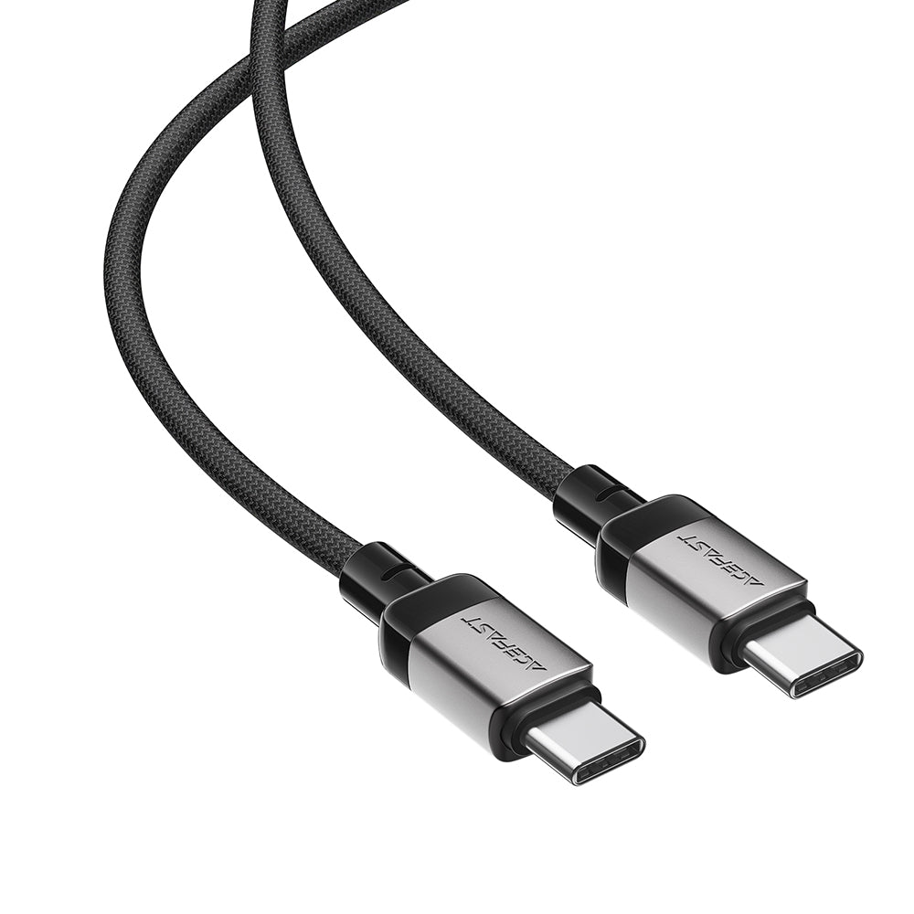Кабел за данни и зареждане USB-C - USB-C Acefast C9-03, 60W, 1.2m, Черен