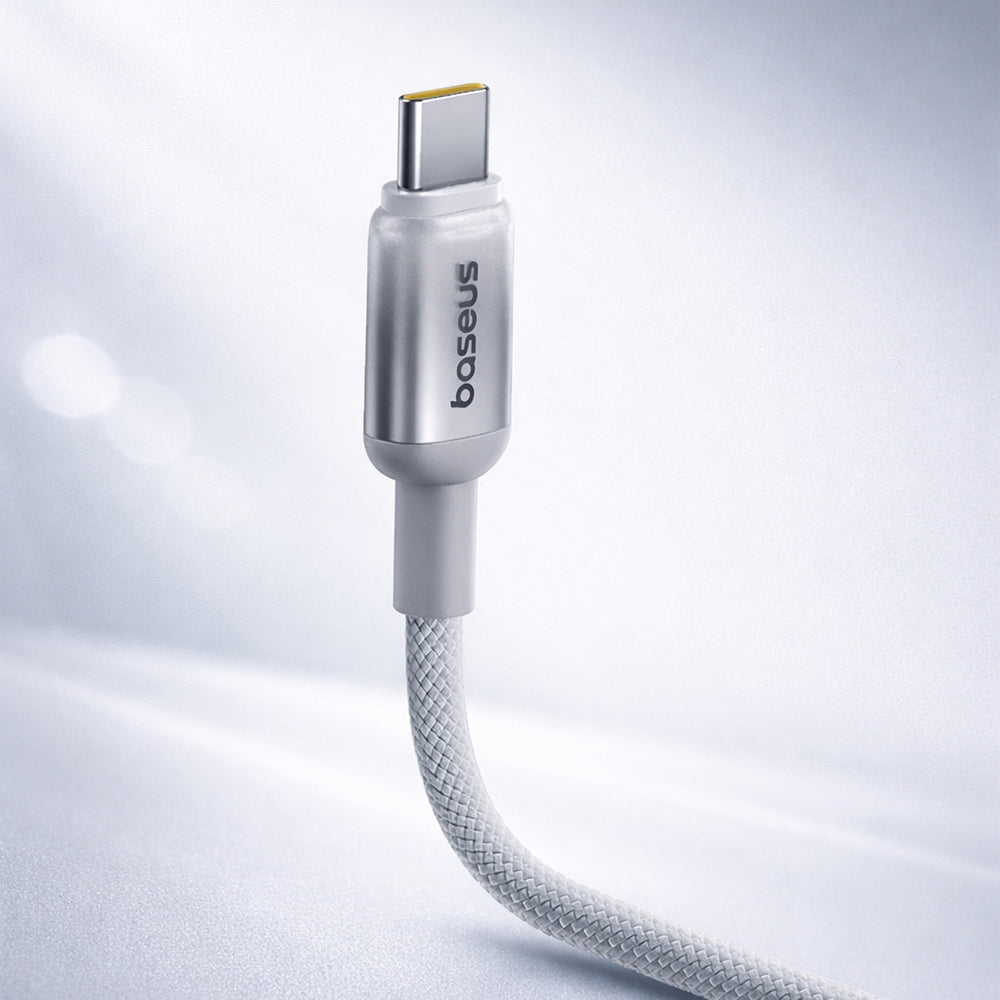 Кабел за данни и зареждане USB-C - USB-C Baseus Discolor, 100W, 2m, Сребрист E0420800