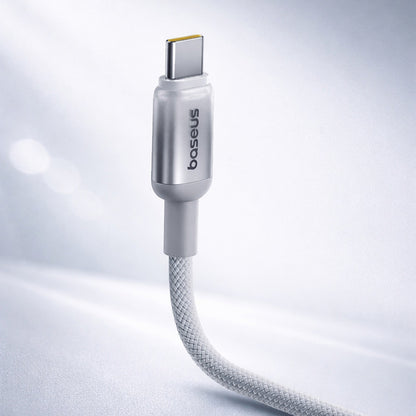 Кабел за данни и зареждане USB-C - USB-C Baseus Discolor, 100W, 2m, Сребрист E0420800