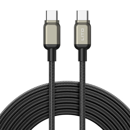 USB-C Data and Charging Cable - USB-C Lito LD17, 100W, 1m, Black