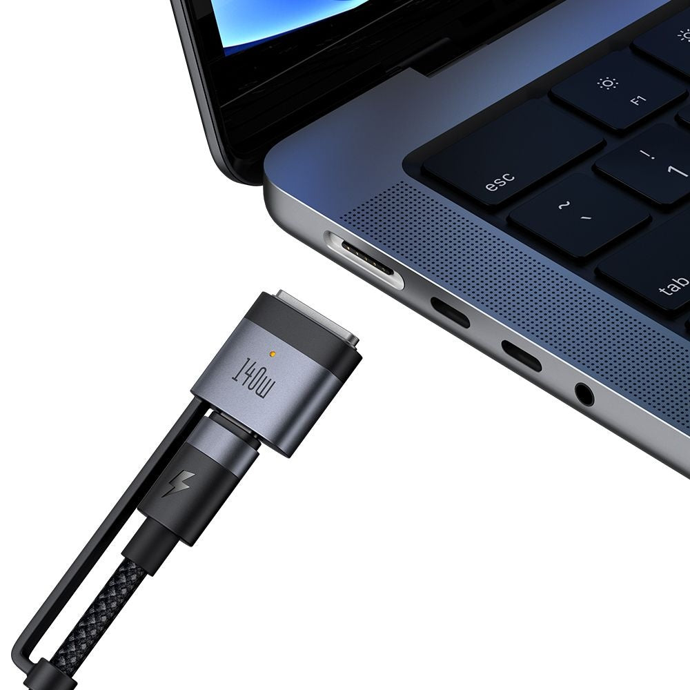 Кабел за зареждане McDodo CA-0140, USB-C - USB-C / MagSafe 3, 240W, 2m, Черен
