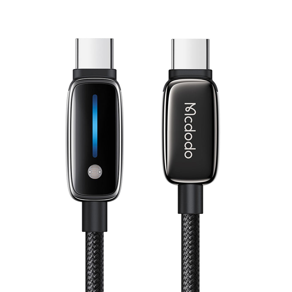 Кабел за данни и зареждане USB-C - USB-C McDodo CA-0100, 100W, 1.2m, Черен