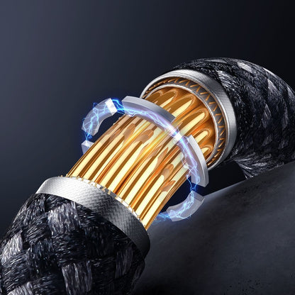 Кабел за данни и зареждане USB-C - USB-C McDodo CA-2000 Self Winding, 60W, 1.2m, Черен