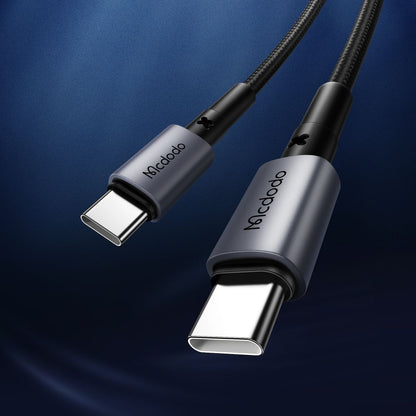 Кабел за данни и зареждане USB-C - USB-C McDodo CA-3130, 65W, 1m, Черен