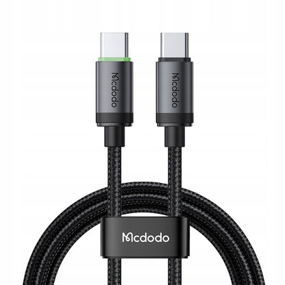 Кабел за данни и зареждане USB-C - USB-C McDodo CA-4410, 60W, 1m, Черен