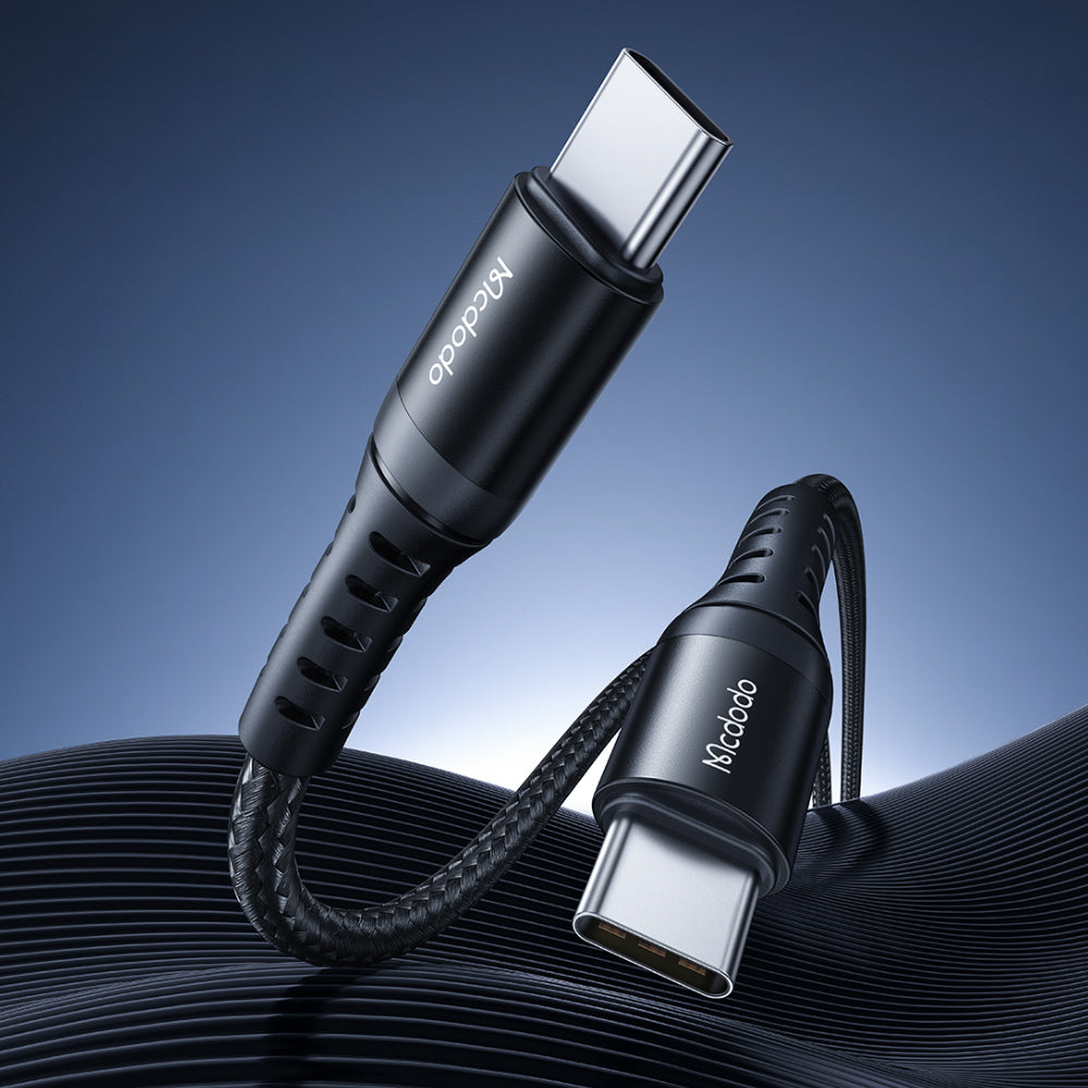 Кабел за данни и зареждане USB-C - USB-C McDodo CA-5641, 60W, 1m, Черен