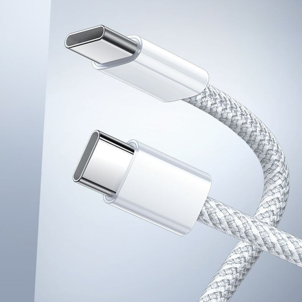 Кабел за данни и зареждане USB-C - USB-C McDodo CA-5690, 60W, 1m, Бял