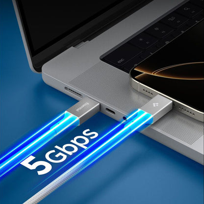USB-C Data and Charging Cable - USB-C Spigen EB10015CC, 100W, 1.5m, White ACA10420