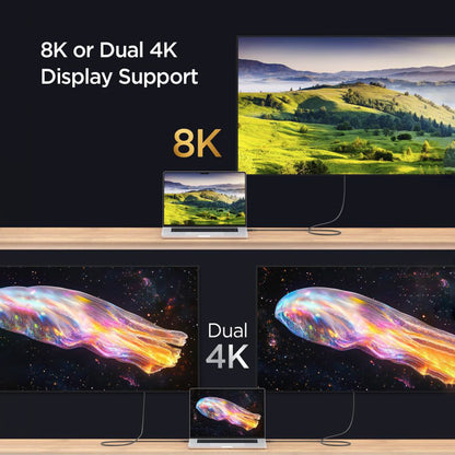 Кабел за данни и зареждане USB-C - USB-C Spigen EB24015CC, 240W, 1.5m, Бял ACA10422