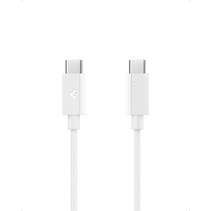 USB-C Data and Charging Cable - USB-C Spigen Essential, 60W, 1m, White ACA08717