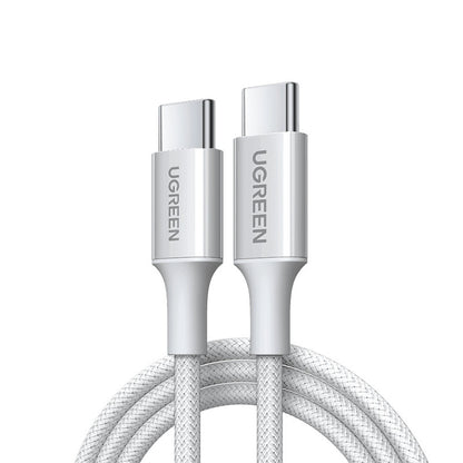 Кабел за данни и зареждане USB-C - USB-C UGREEN L501, 60W, 2m, Сив