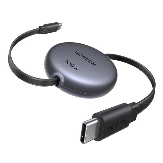 Кабел за данни и зареждане USB-C - USB-C UGREEN L531, 100W, 1m, Черен