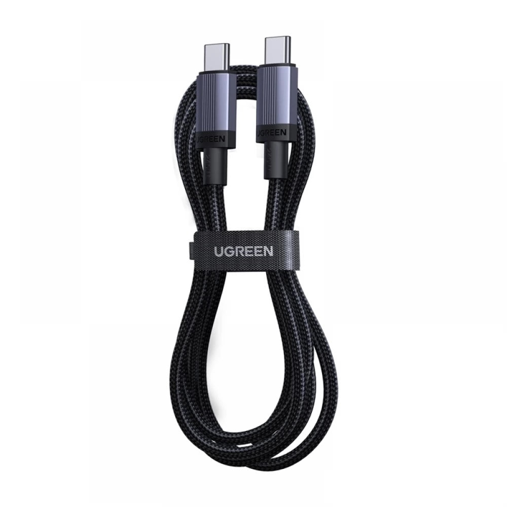 Кабел за данни и зареждане USB-C - USB-C UGREEN L532, 240W, 3m, Сив