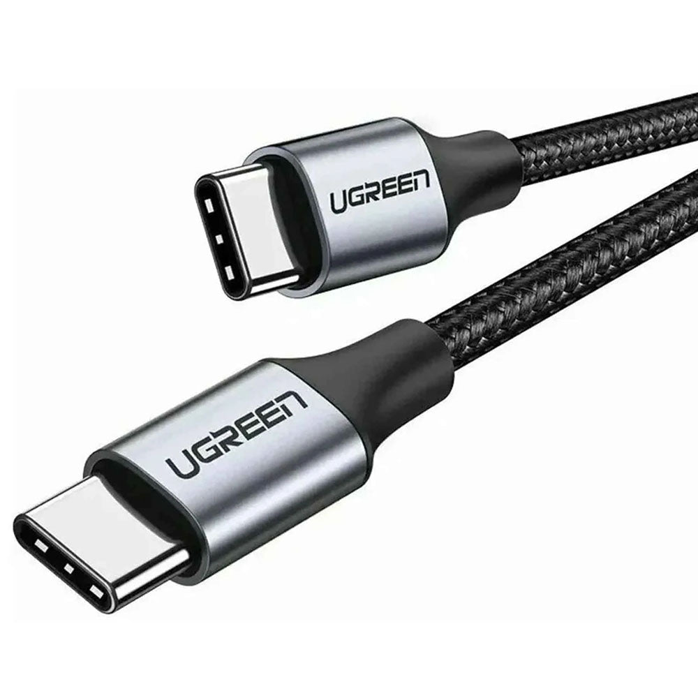 UGREEN US261 (50152) USB-C to USB-C Data and Charging Cable, 60W, 2m, Gray