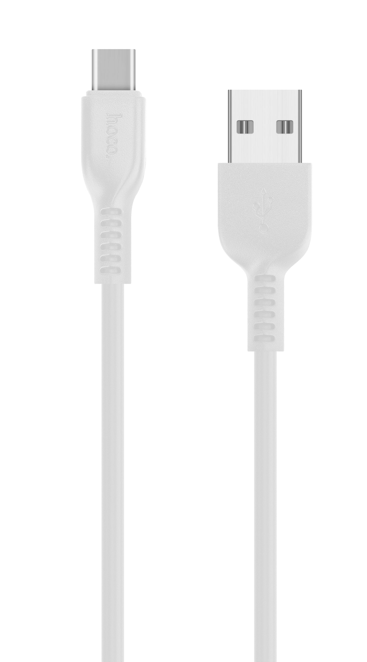 Кабел за данни и зареждане USB-A - USB-C HOCO Flash X20, 18W, 2m, Бял