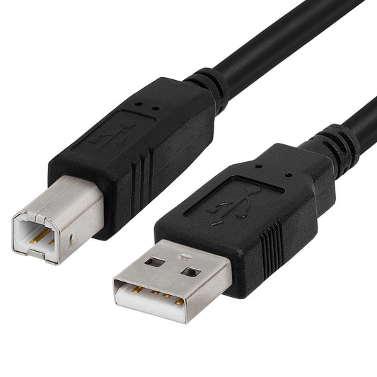 OEM принтерен кабел, USB-A - USB-B, 1.5м, черен