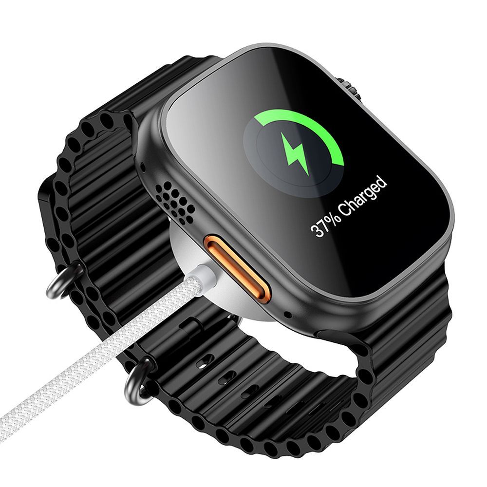 Кабел за зареждане HOCO CW59 за Apple Watch / Samsung Galaxy Watch Series, Бял