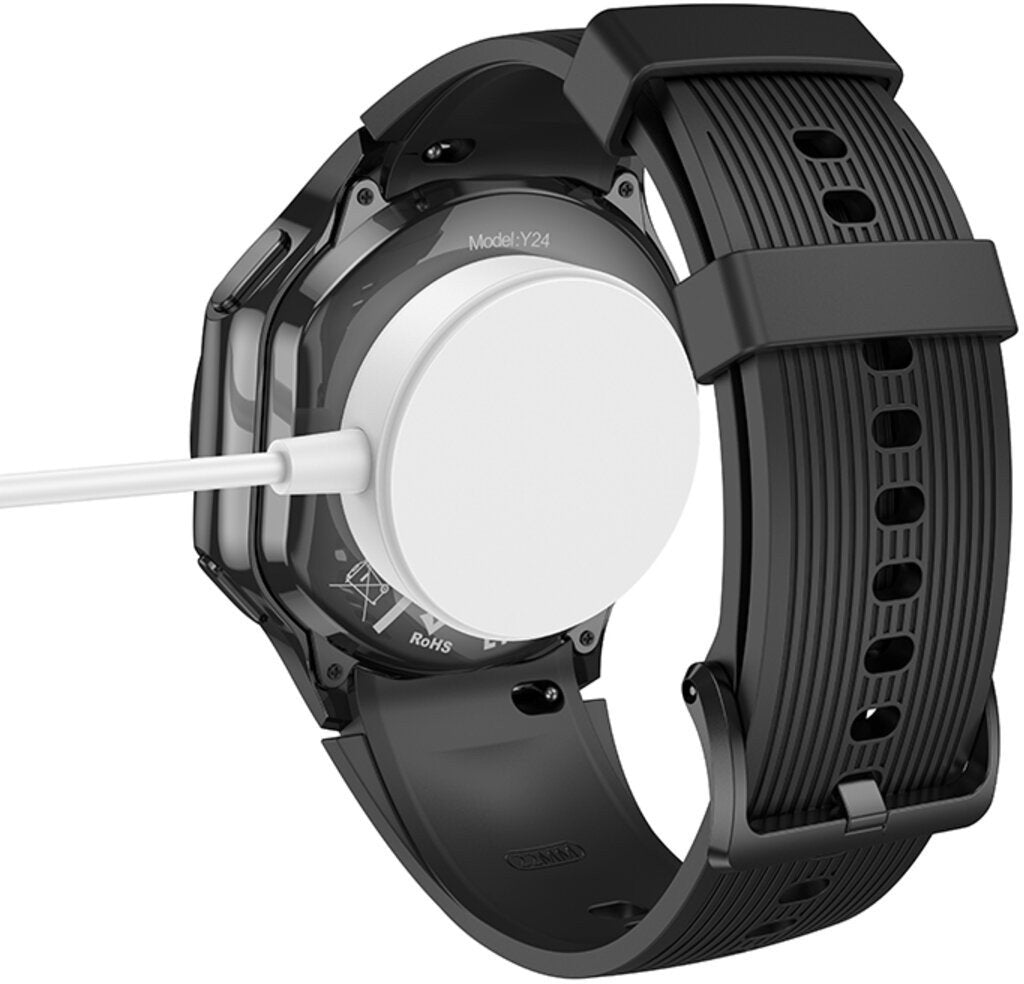 Кабел за зареждане за Smartwatch HOCO Y24, USB-A, Бял