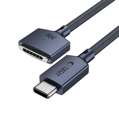 Кабел за зареждане Tech-Protect MMC01 Ultraboost, USB-C - MagSafe 3, 140W, 3м, Тъмносин