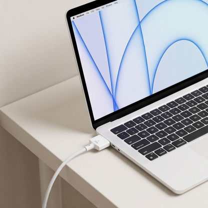 Кабел за зареждане Tech-Protect MMC01 Ultraboost, USB-C - MagSafe 3, 140W, 3м, Бял