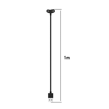 Кабел за зареждане Techsuit TCW1 за Mobvoi Watch Series, USB-A, Черен