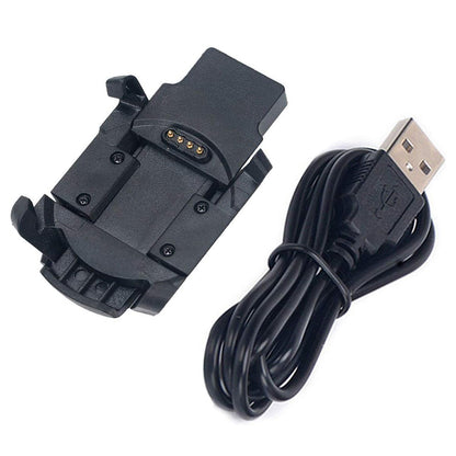 Кабел за зареждане Techsuit TGC5 за Garmin Fenix 3 Sapphire / 3 HR / 3, USB-A, Черен