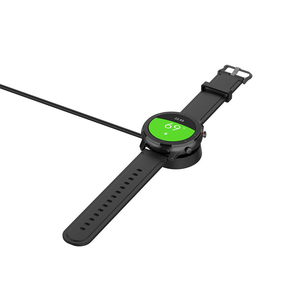 Кабел за зареждане Techsuit THA1 за Amazfit Watch Series, USB-A, Черен
