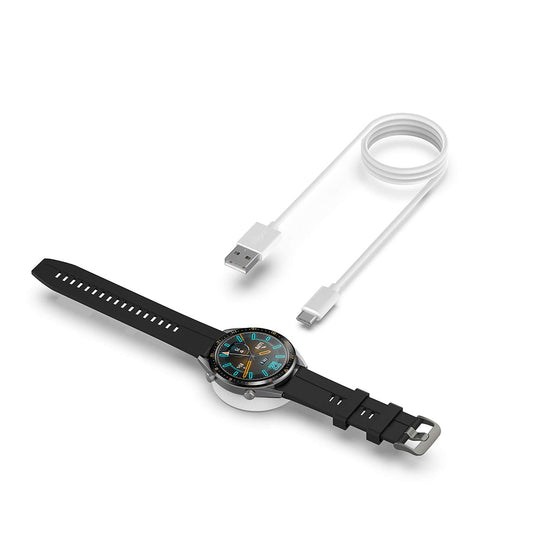 Techsuit THC3 Charging Cable for Honor Watch / Huawei Watch Series, USB-A, White