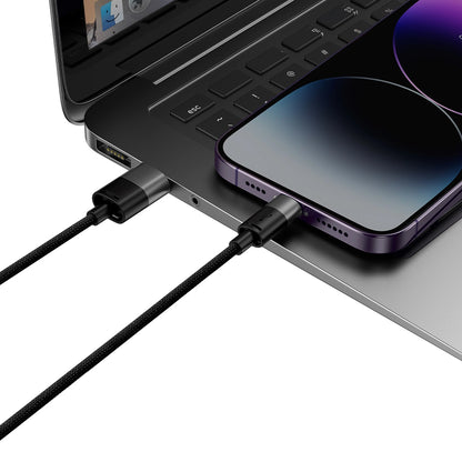 Кабел за зареждане USB-A - Lightning / microUSB / USB-C Baseus StarSpeed 3in1, 18W, 1,2 м, черен CAXS000001 CAXS000001 