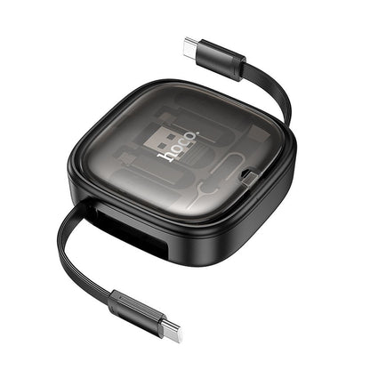 Кабел за данни и зареждане USB-C - USB-C HOCO U140, 60W, 0.95m, Черен