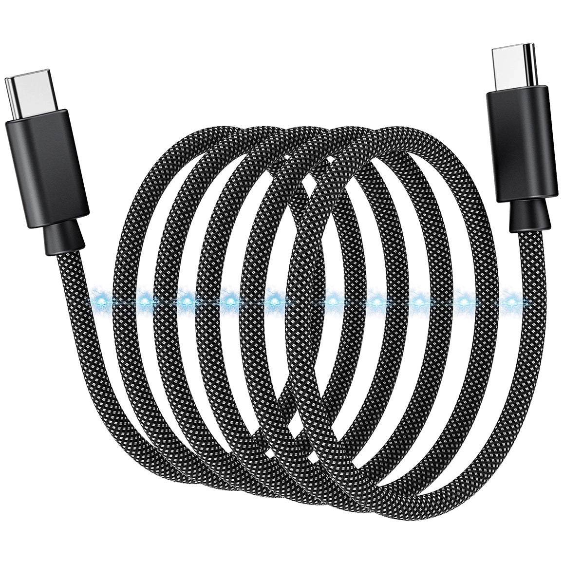 USB-C - USB-C кабел за зареждане Choetech XCC-1052, 100W, 1,2 м, черен 