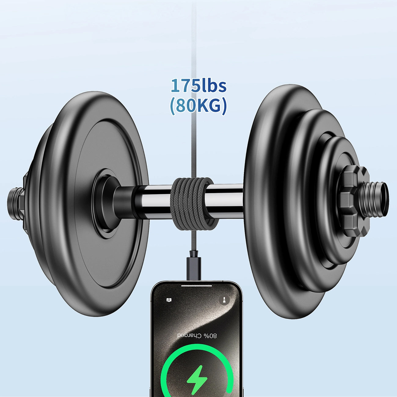 USB-C - USB-C кабел за зареждане Choetech XCC-1052, 100W, 1,2 м, черен 