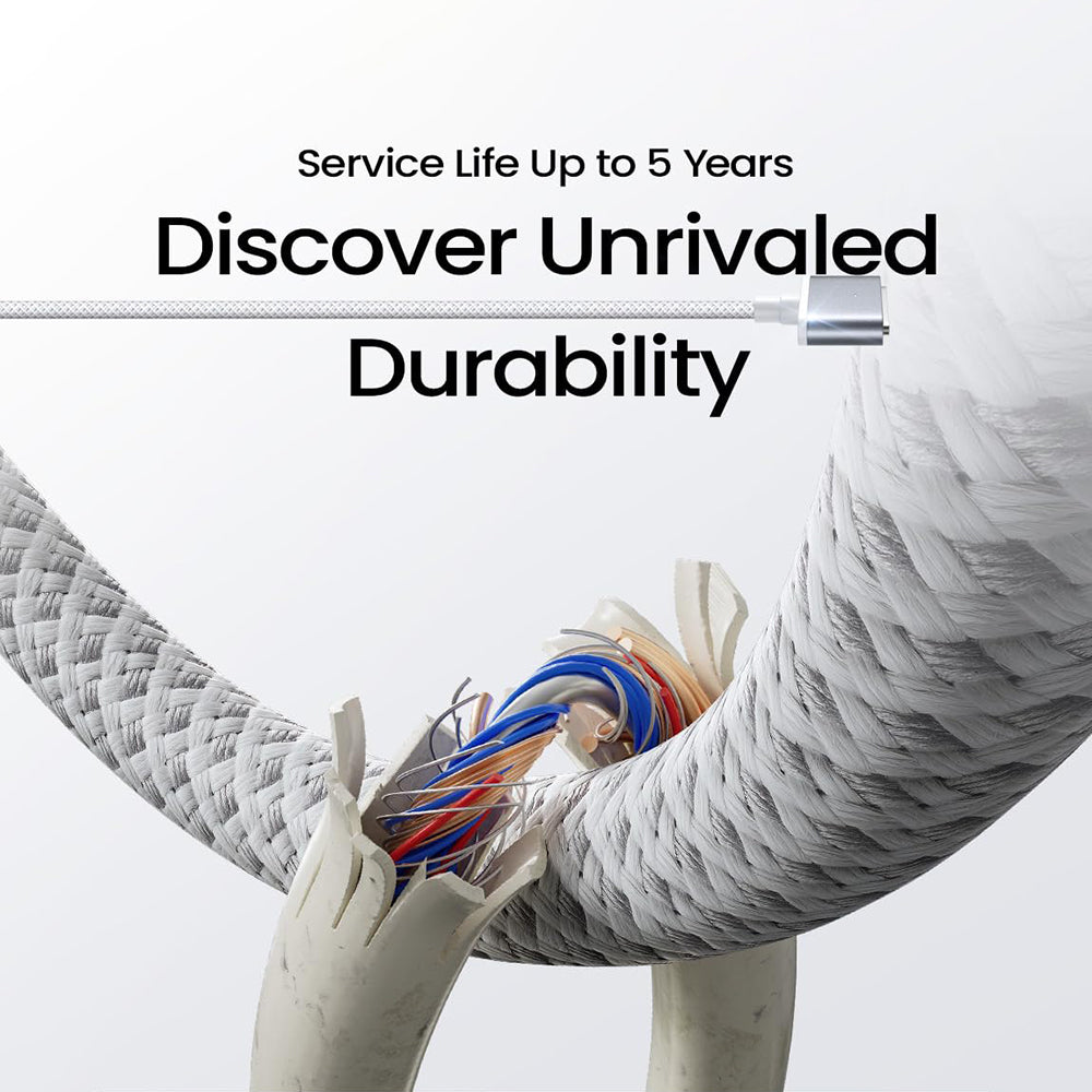 Кабел за зареждане USB-C - MagSafe 3 Lisen, 140W, 2m, Сребрист YL0123070001