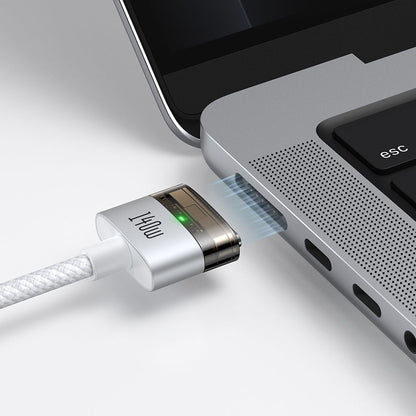 Кабел за зареждане McDodo CA-2071, USB-C - MagSafe 3, 140W, 2m, Бял