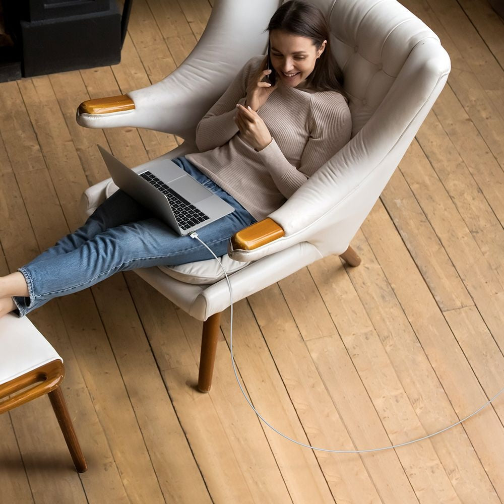 Кабел за зареждане McDodo CA-2071, USB-C - MagSafe 3, 140W, 2m, Бял