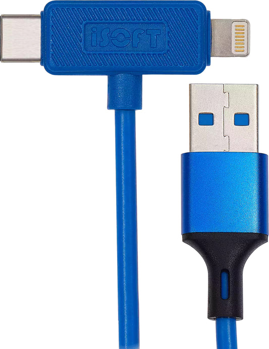 Кабел Lightning / USB-C iSOFT IS-006 Easy Restore Mode за серия Apple iPhone
